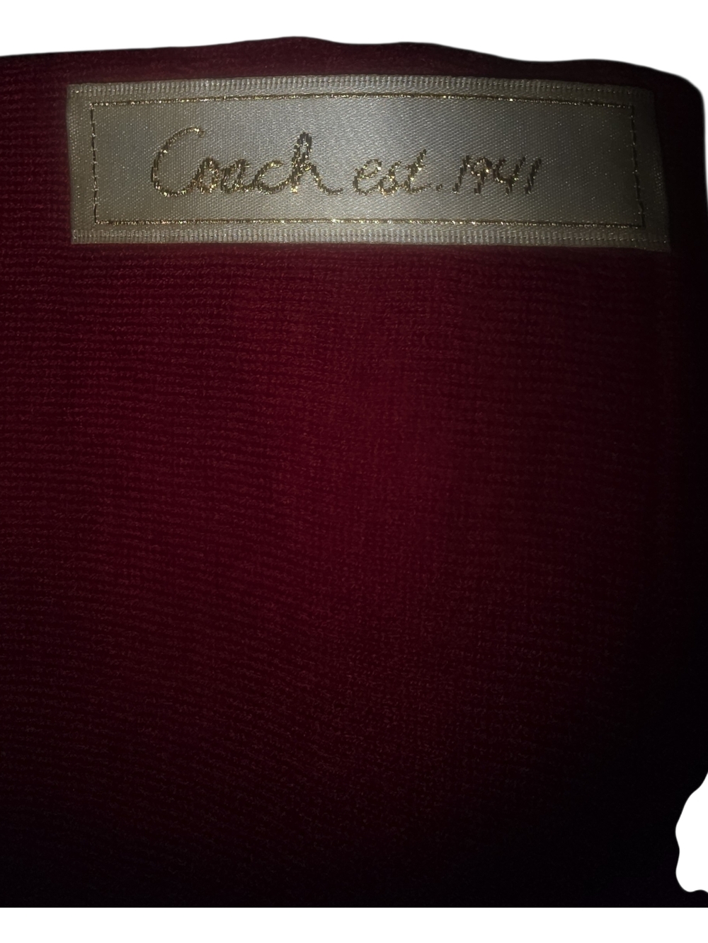 Authentic Coach Red Poppy Graffiti and White Logo Knit Scarf ♥️ - Picture 4 of 4